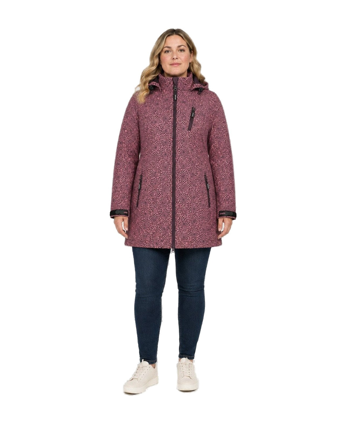 DEPROC Softshellmantel SHELBY X LONG WMN Weinrot
