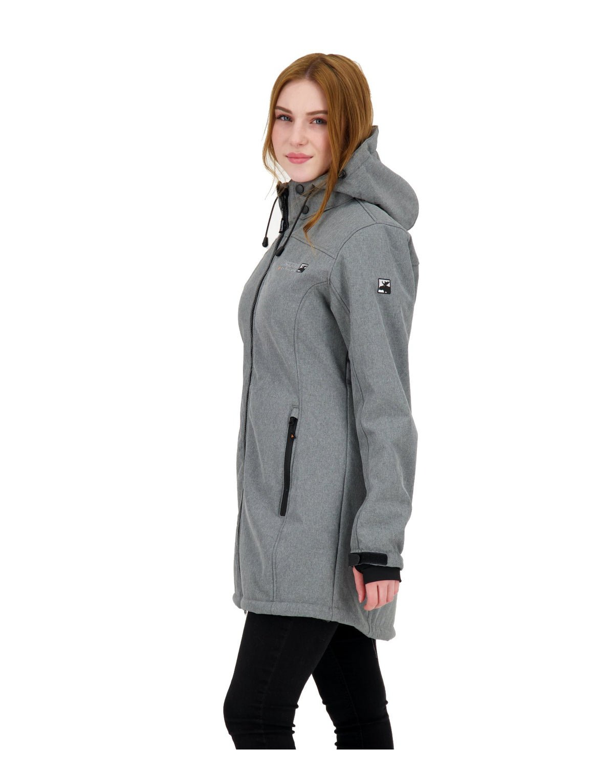 DEPROC Softshellmantel KEELE PEAK Hellgrau