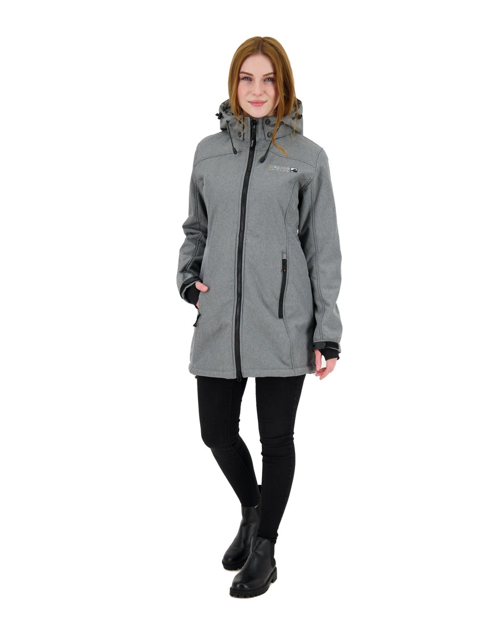 DEPROC Softshellmantel KEELE PEAK Hellgrau