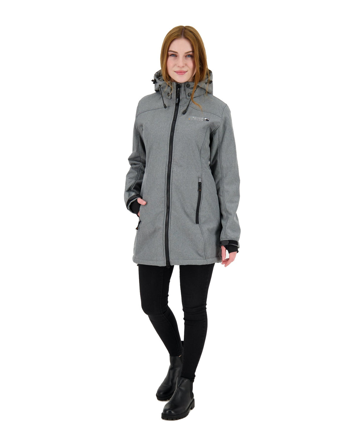DEPROC Softshellmantel KEELE PEAK Hellgrau