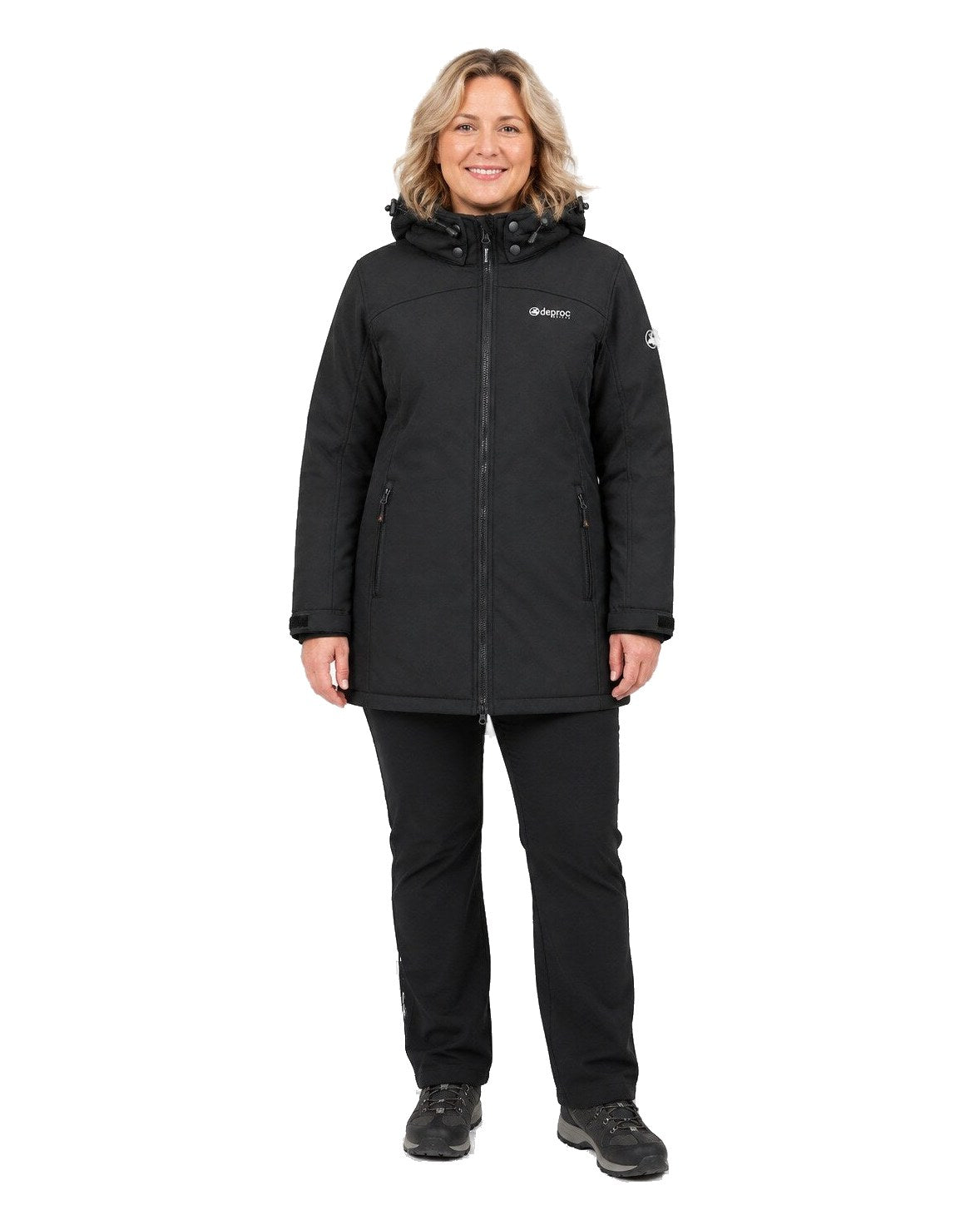DEPROC Softshellmantel KEELE PEAK Schwarz