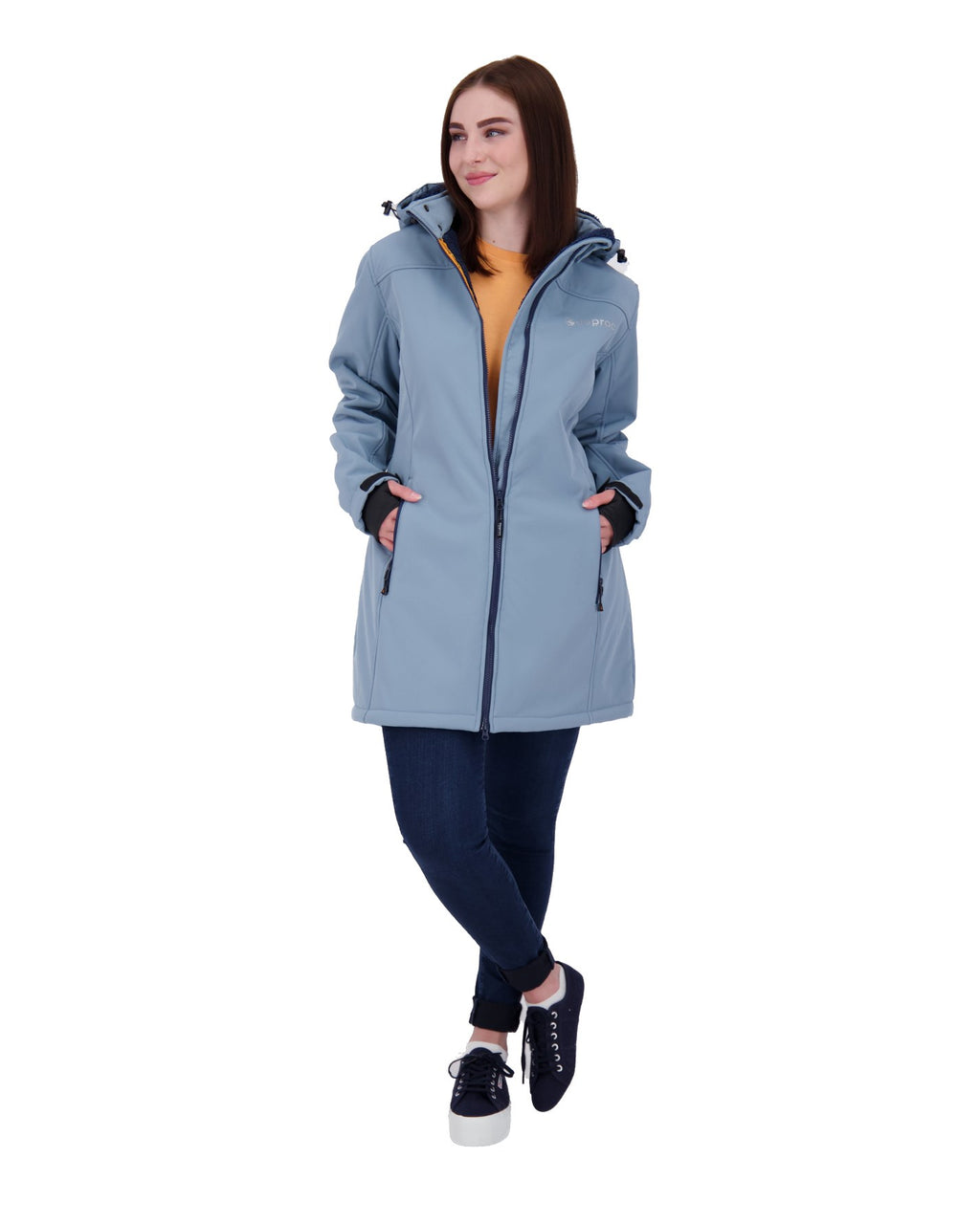 DEPROC Softshellmantel KEELE PEAK Hellblau