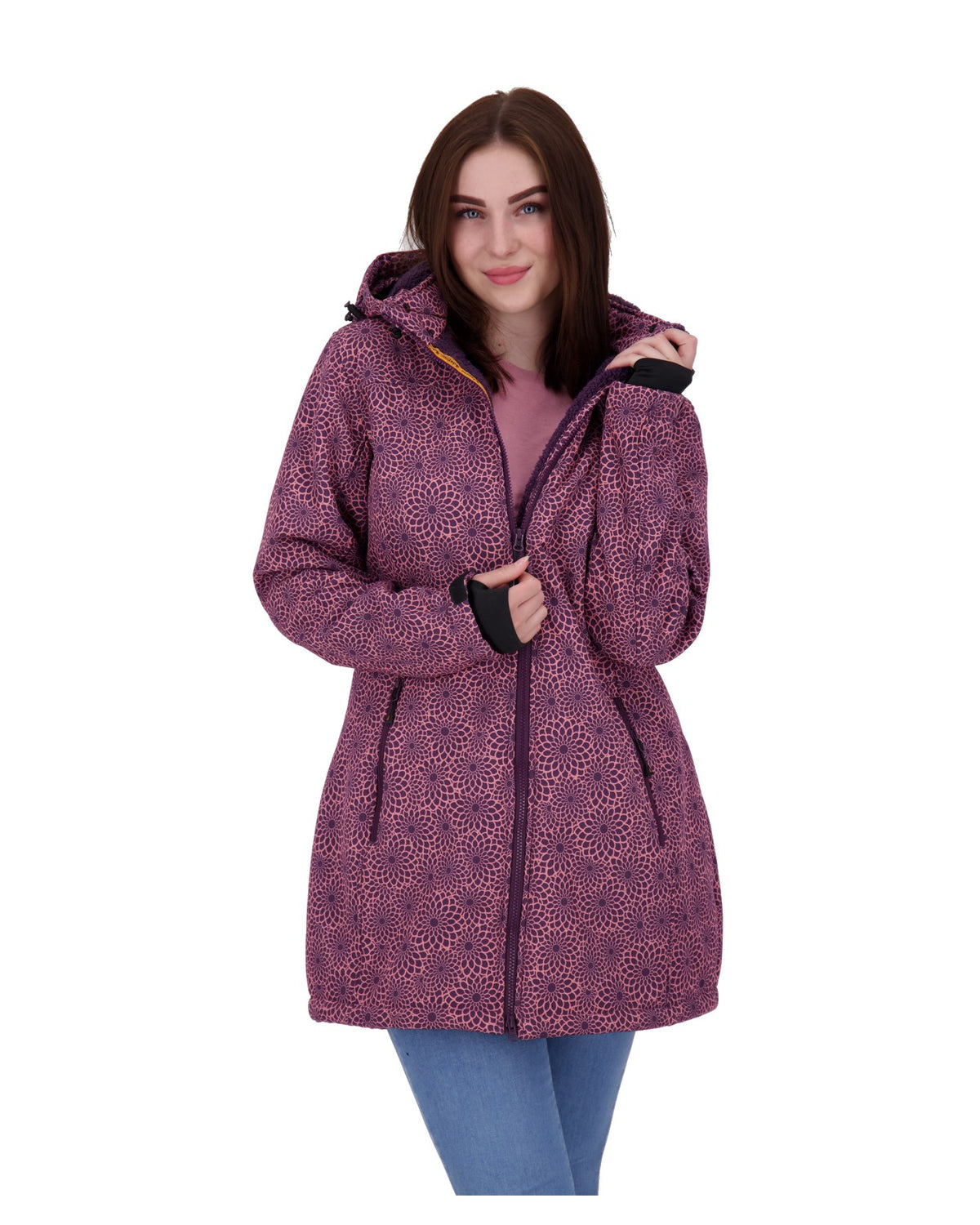 DEPROC Softshellmantel KEELE PEAK Bordeaux