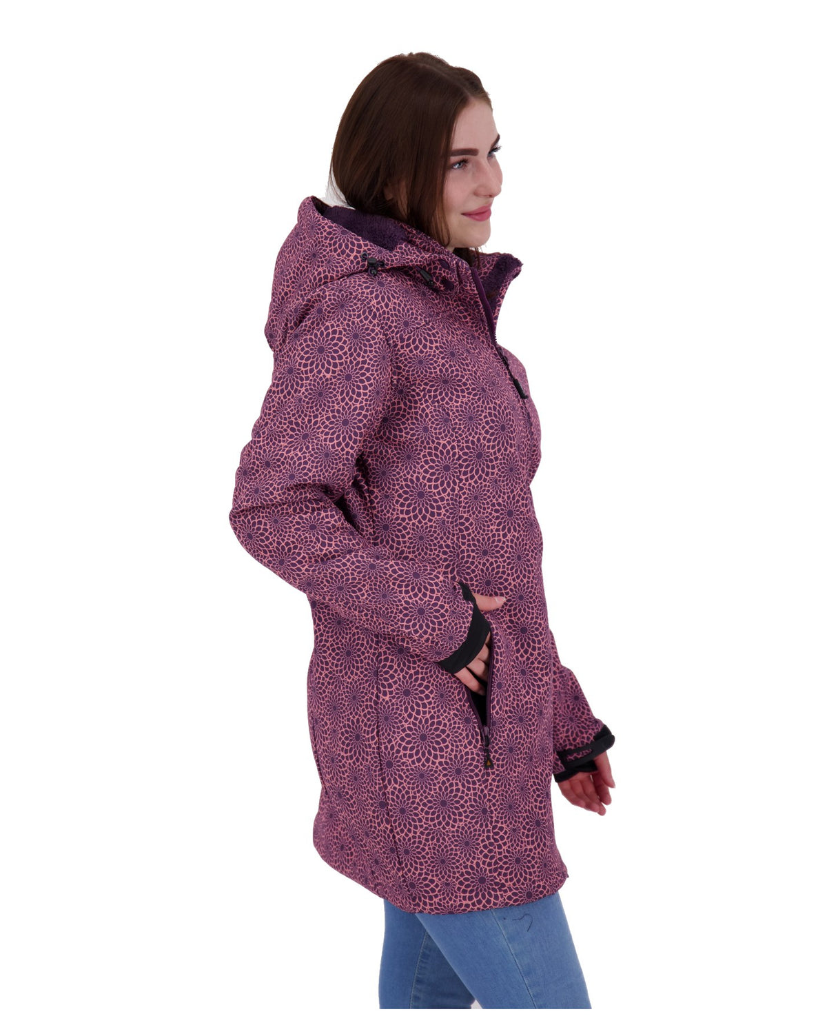 DEPROC Softshellmantel KEELE PEAK Bordeaux