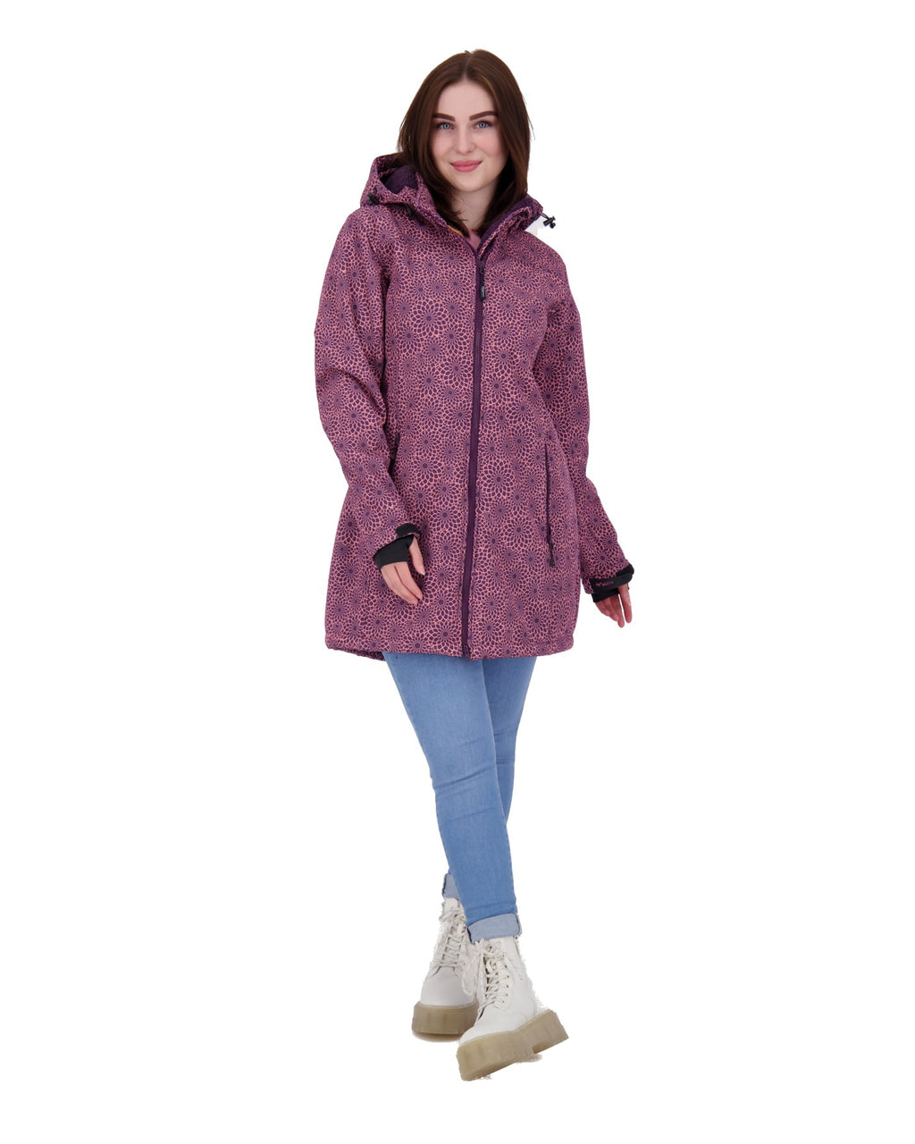 DEPROC Softshellmantel KEELE PEAK Bordeaux