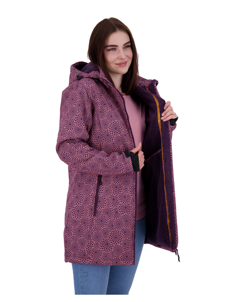 DEPROC Softshellmantel KEELE PEAK Bordeaux
