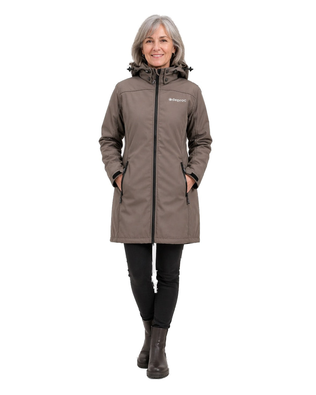 DEPROC Softshellmantel KEELE PEAK Coffeebrown