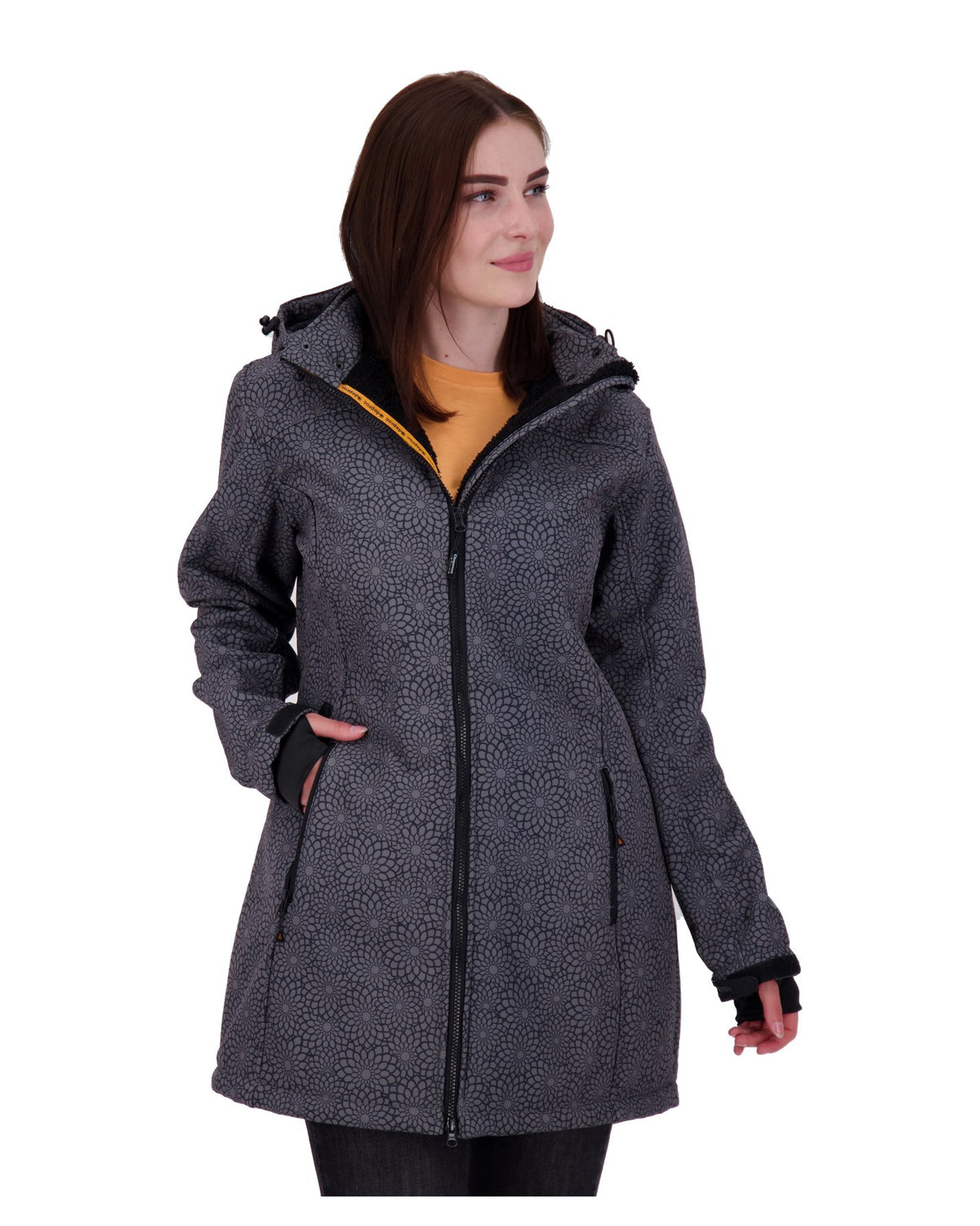 DEPROC Softshellmantel KEELE PEAK Black Print