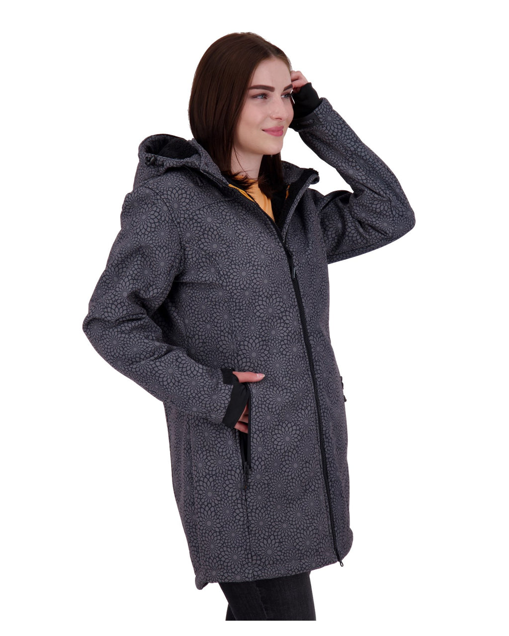 DEPROC Softshellmantel KEELE PEAK Black Print