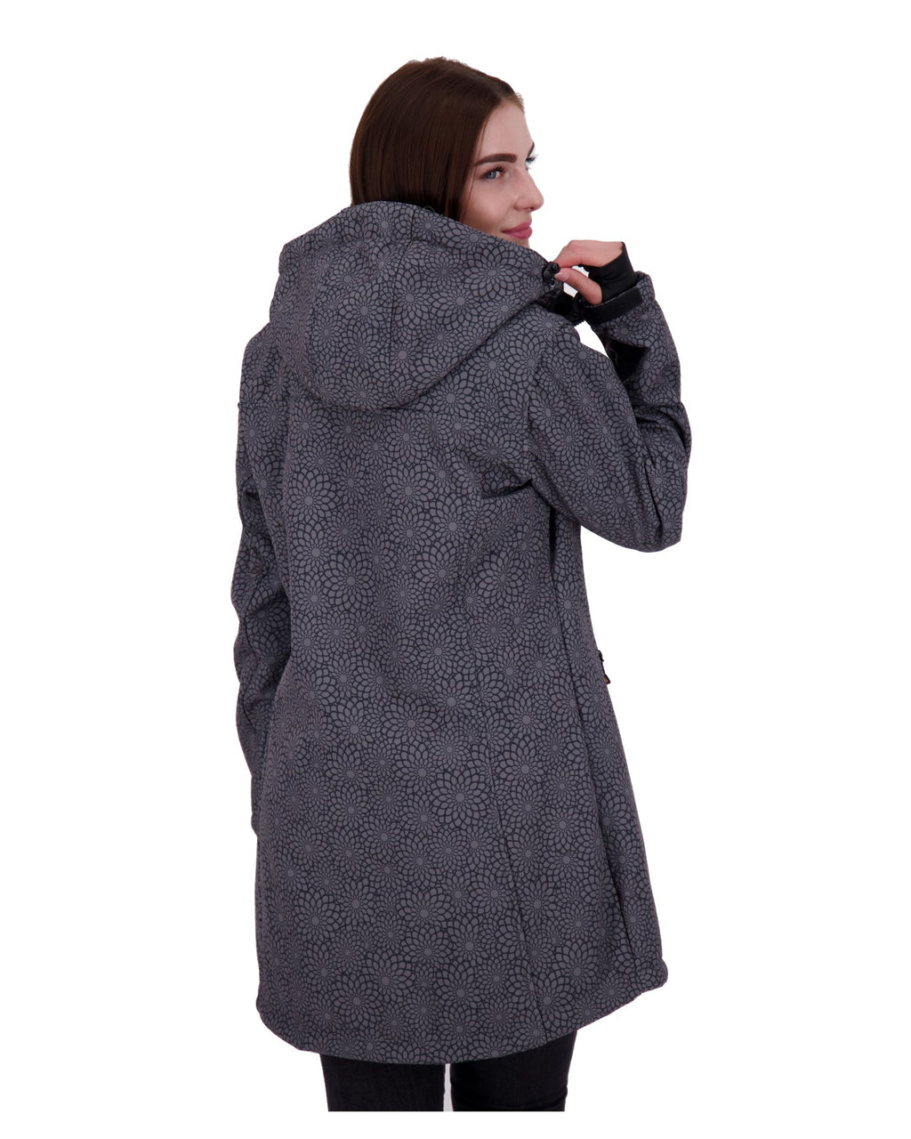 DEPROC Softshellmantel KEELE PEAK Black Print