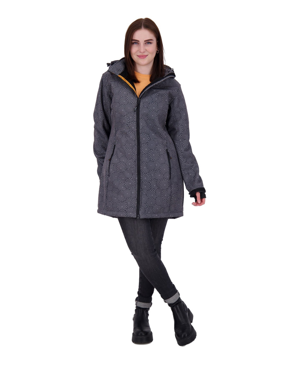 DEPROC Softshellmantel KEELE PEAK Black Print