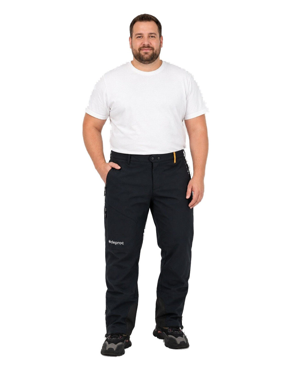 DEPROC Softshellhose STERLING SKI MEN Schwarz
