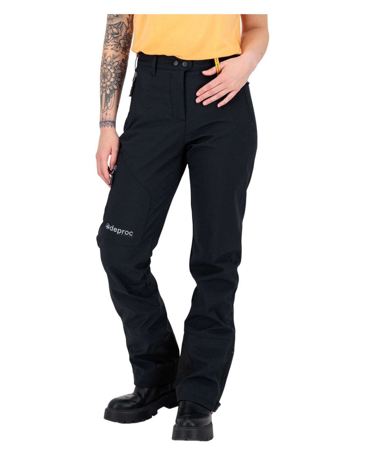 DEPROC Softshellhose Damen mit Schneefang STERLING Lady Schwarz