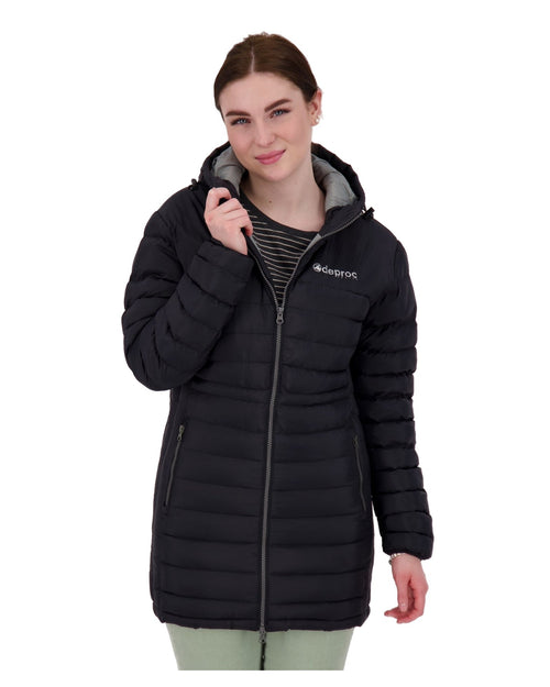 DEPROC Steppmantel GILMOUR WOMEN CLASSIC LONG Anthrazit