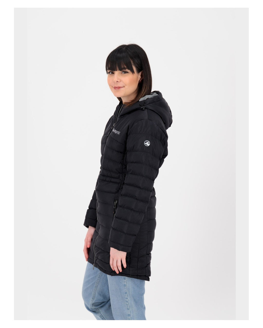 DEPROC Steppmantel GILMOUR WOMEN CLASSIC LONG Anthrazit