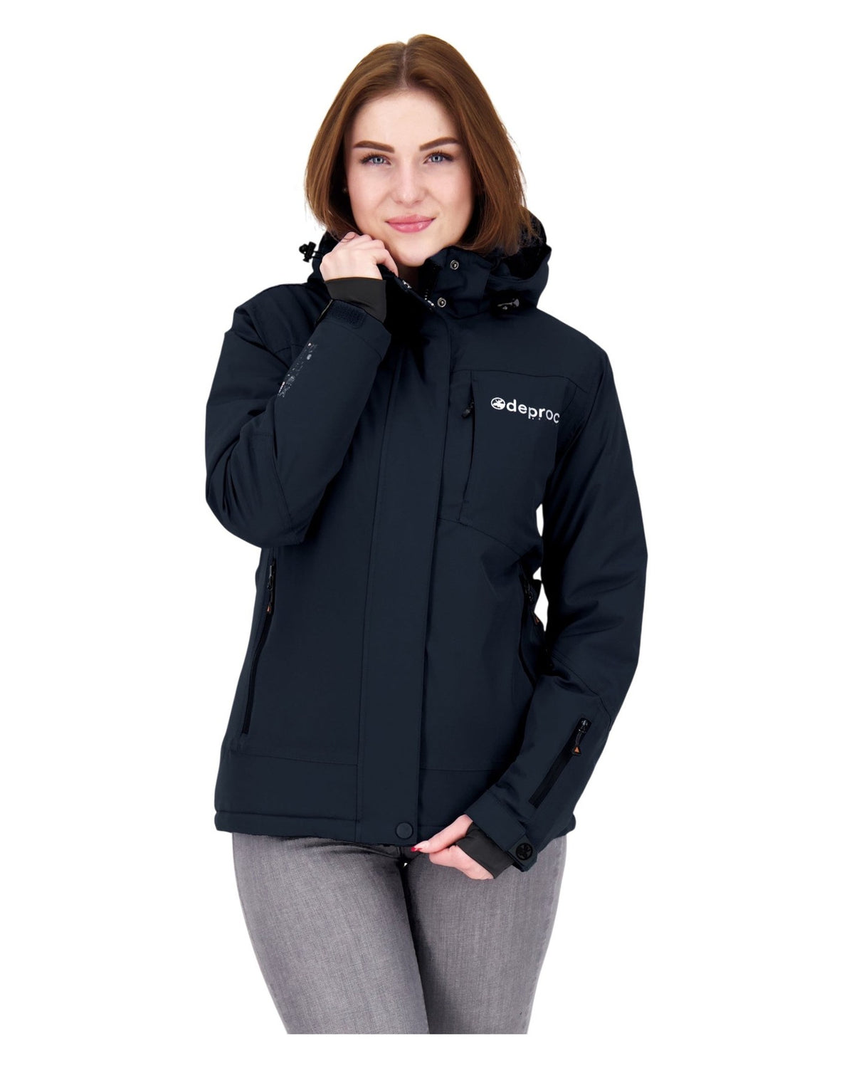 DEPROC Winterjacke MONTREAL LONG WMN Dark Navy