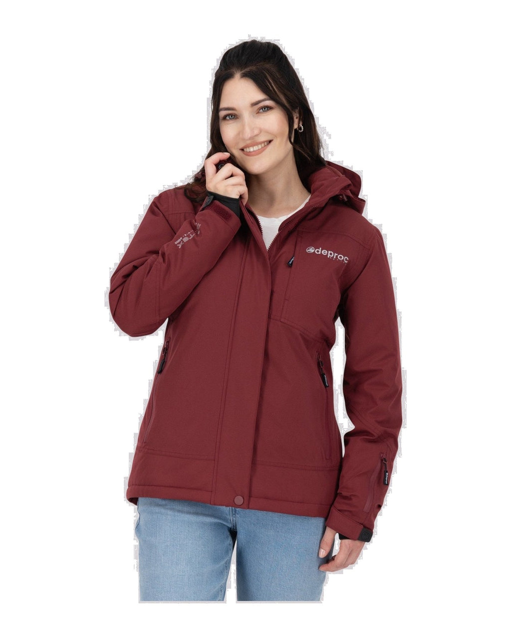 DEPROC Winterjacke Skijacke MONTREAL Wine