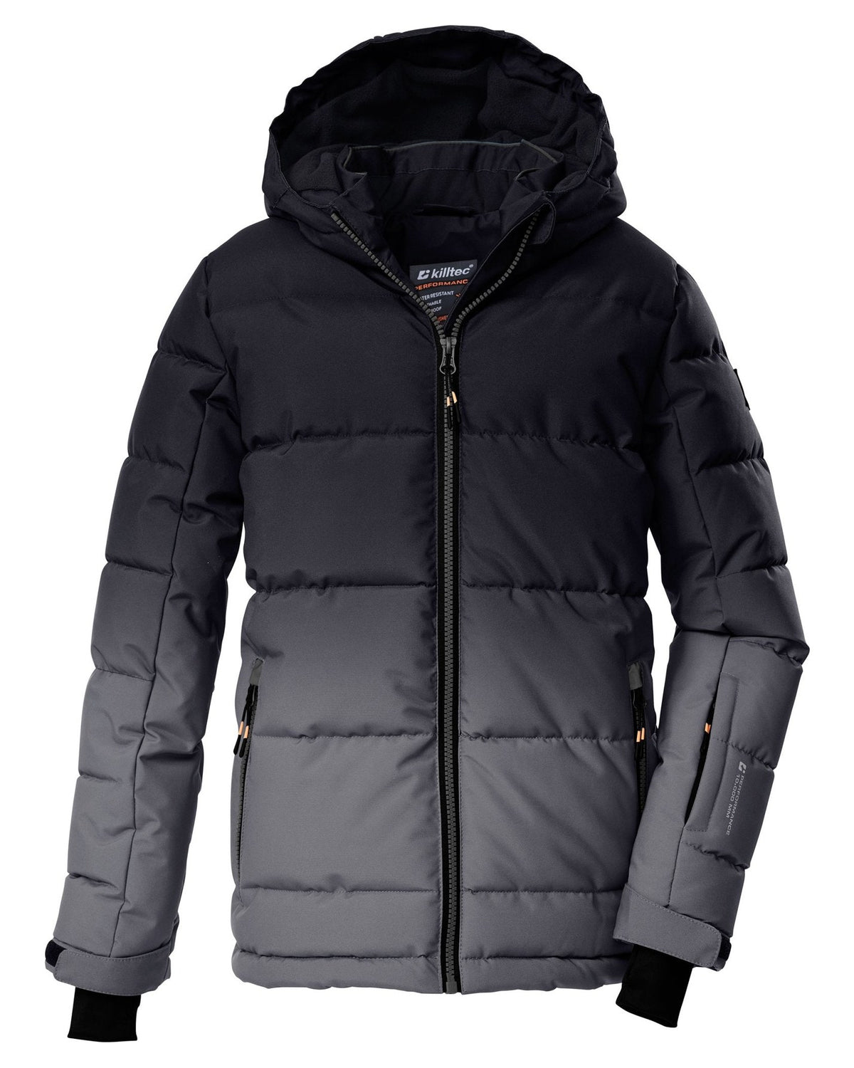 Killtec Jungen Ski-Steppjacke KSW 382 Mittelgrau