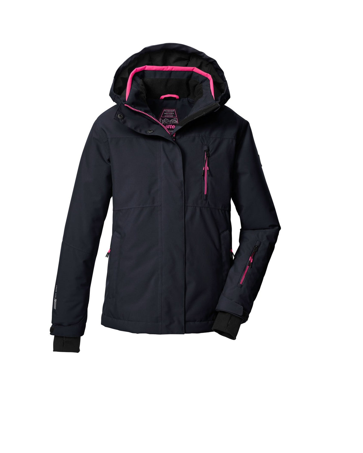Killtec Mädchen Skijacke KSW 205 Schwarz blau