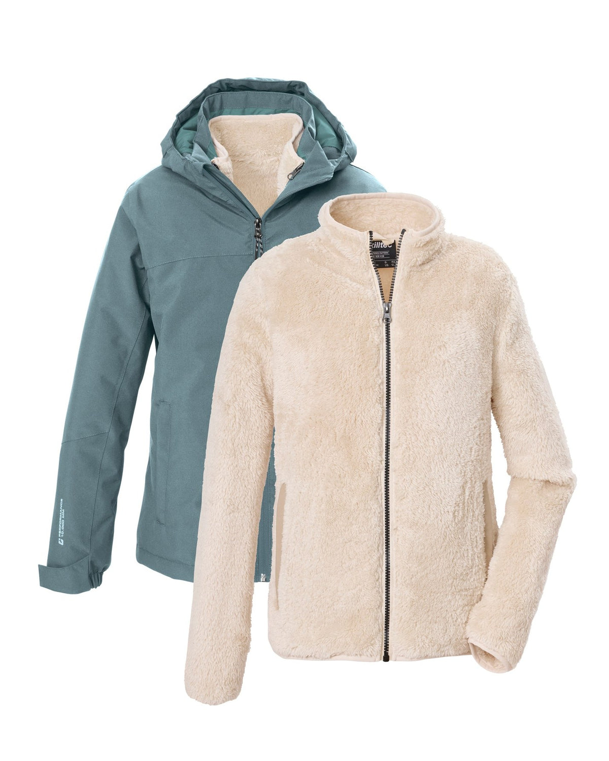 Killtec Mädchen 3in1-Jacke KOW 167 Nordatlantik