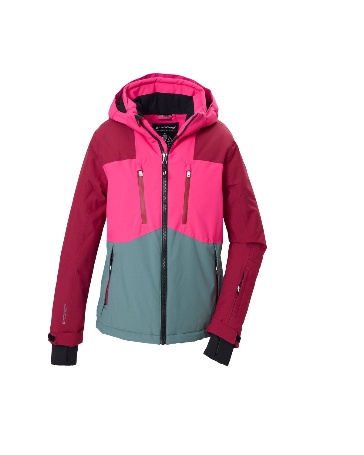 Killtec Mädchen Skijacke KSW 191 Rumba rot