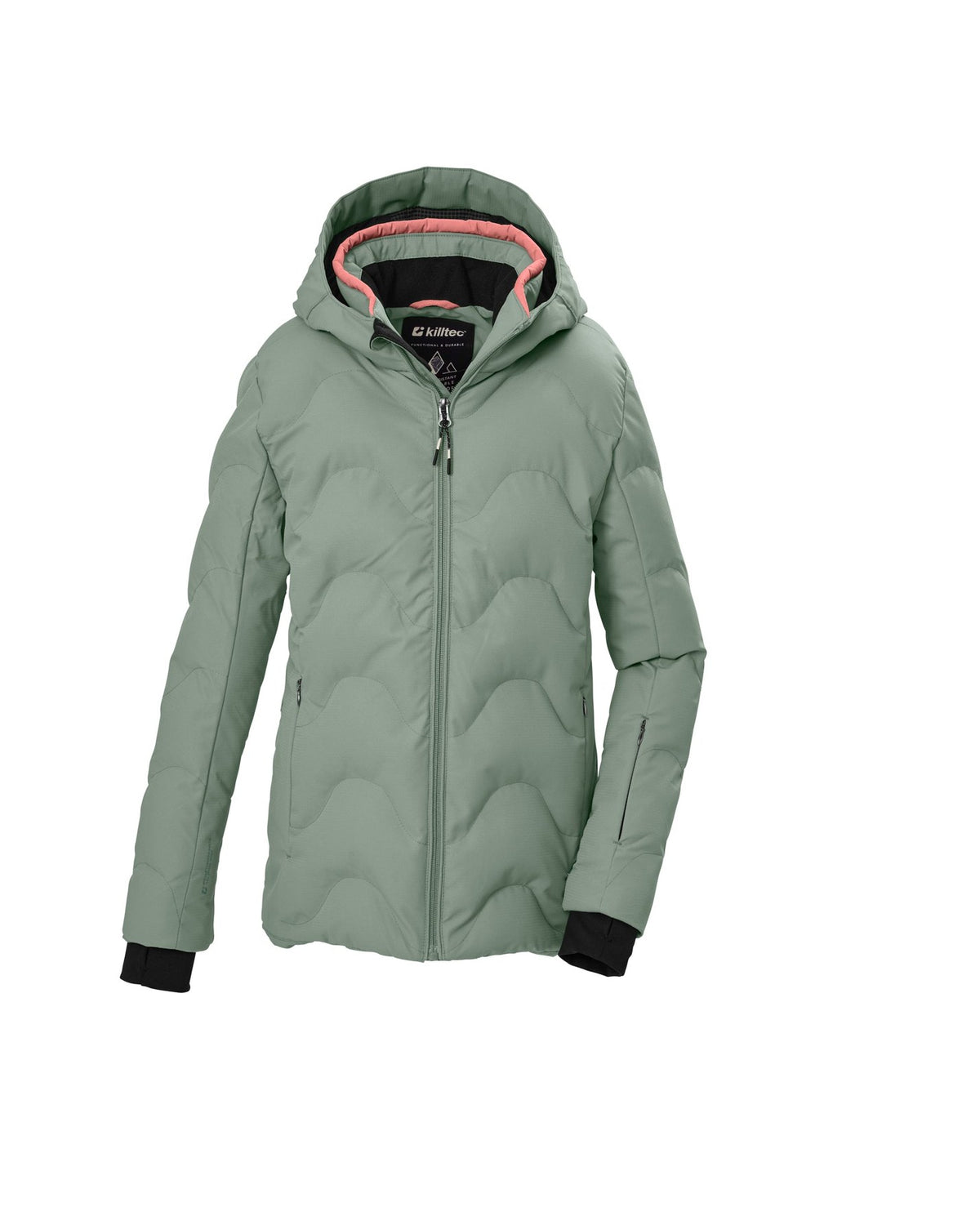 Killtec Mädchen Ski-Steppjacke KSW 194 Pale green