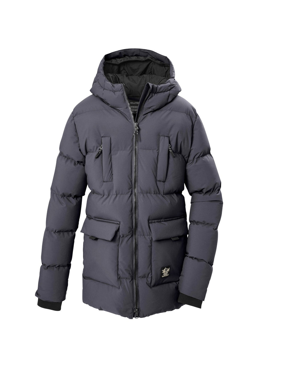 Killtec Jungen Steppparka KOW 159 Dunkel stahl