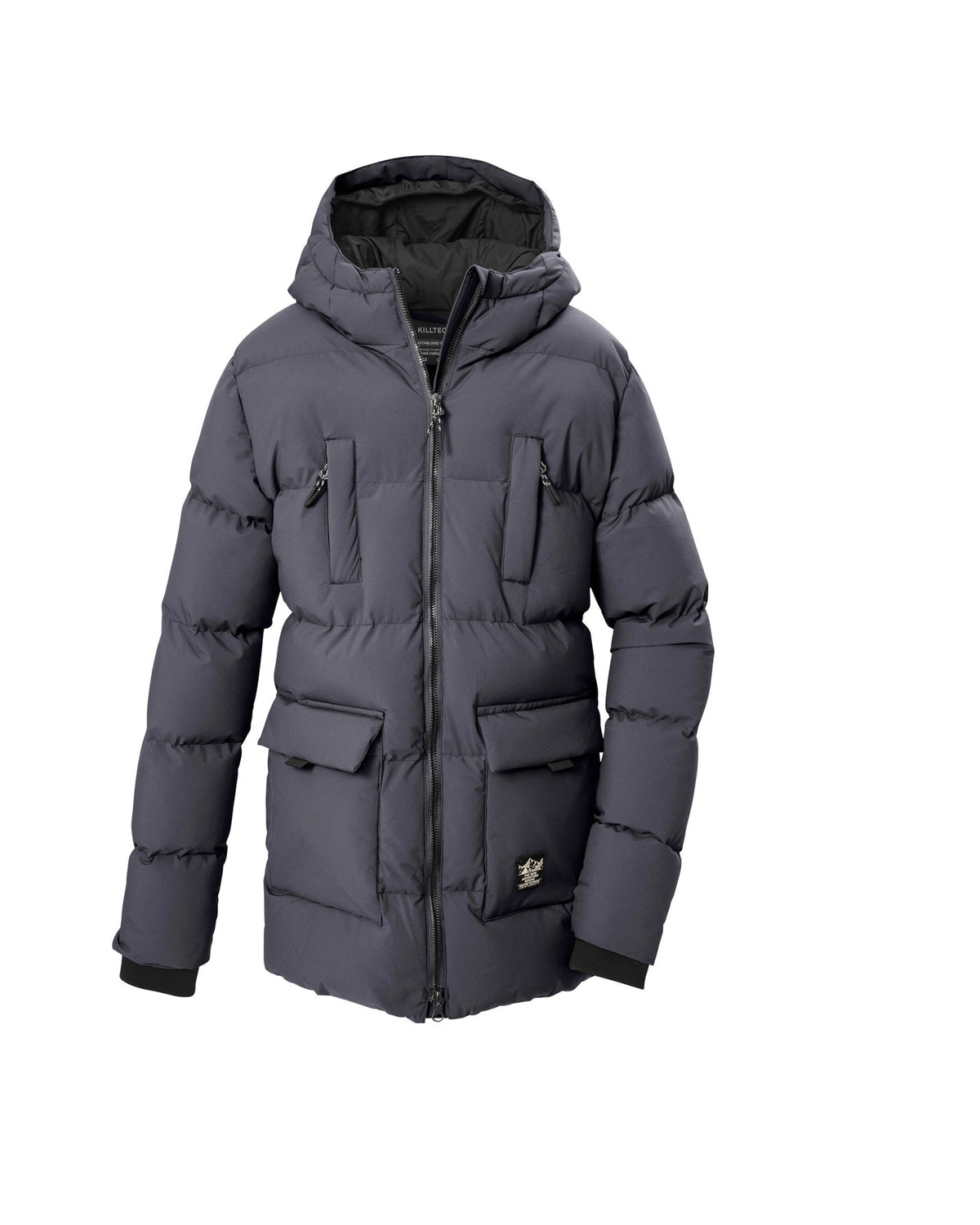 Killtec Jungen Steppparka KOW 159 Dunkel stahl