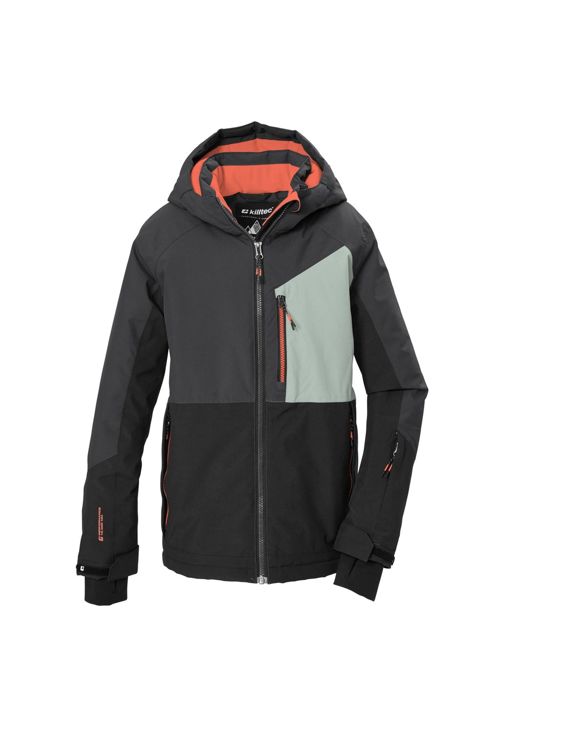 Killtec Jungen Skijacke KSW 206 Dunkel stahl