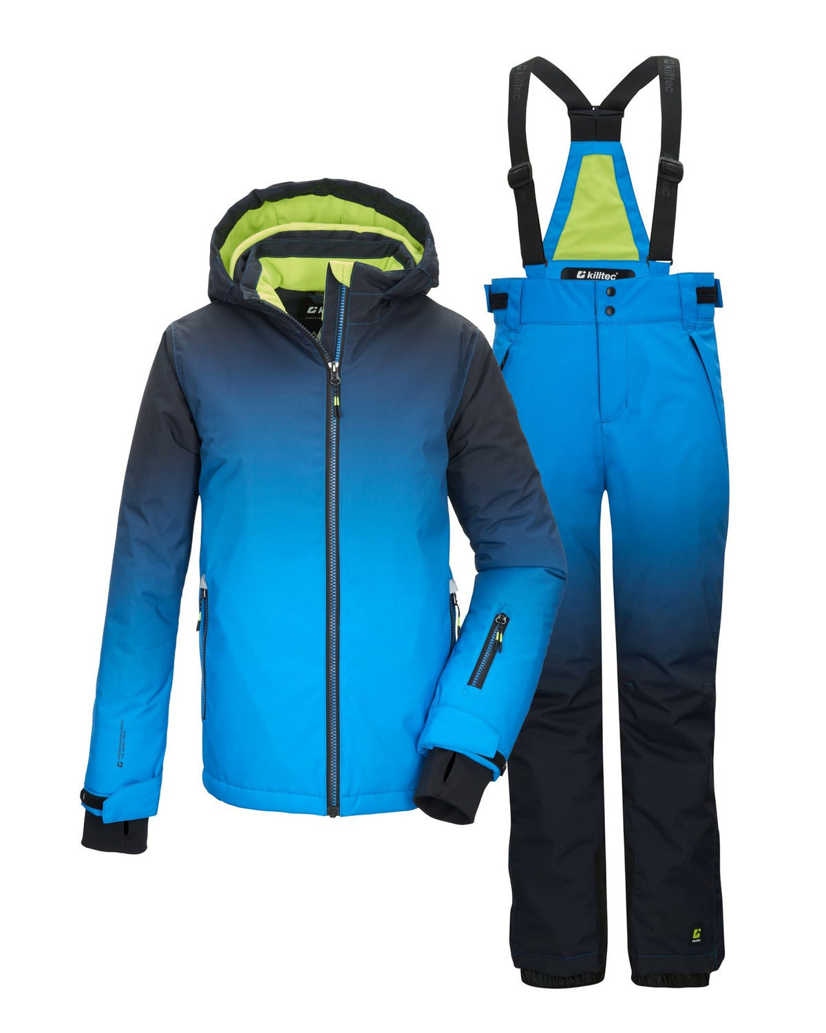 Killtec Jungen Jacke und Hose KSW 217 Schwarz blau