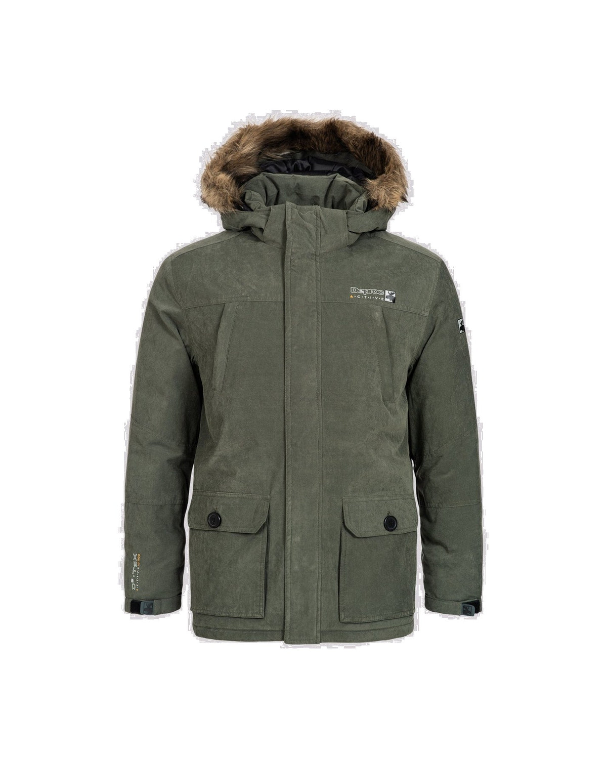 DEPROC Übergangsjacke & Outdoorjacke Herren ELLIOT MEN M - 6XL Foreststrickoptik