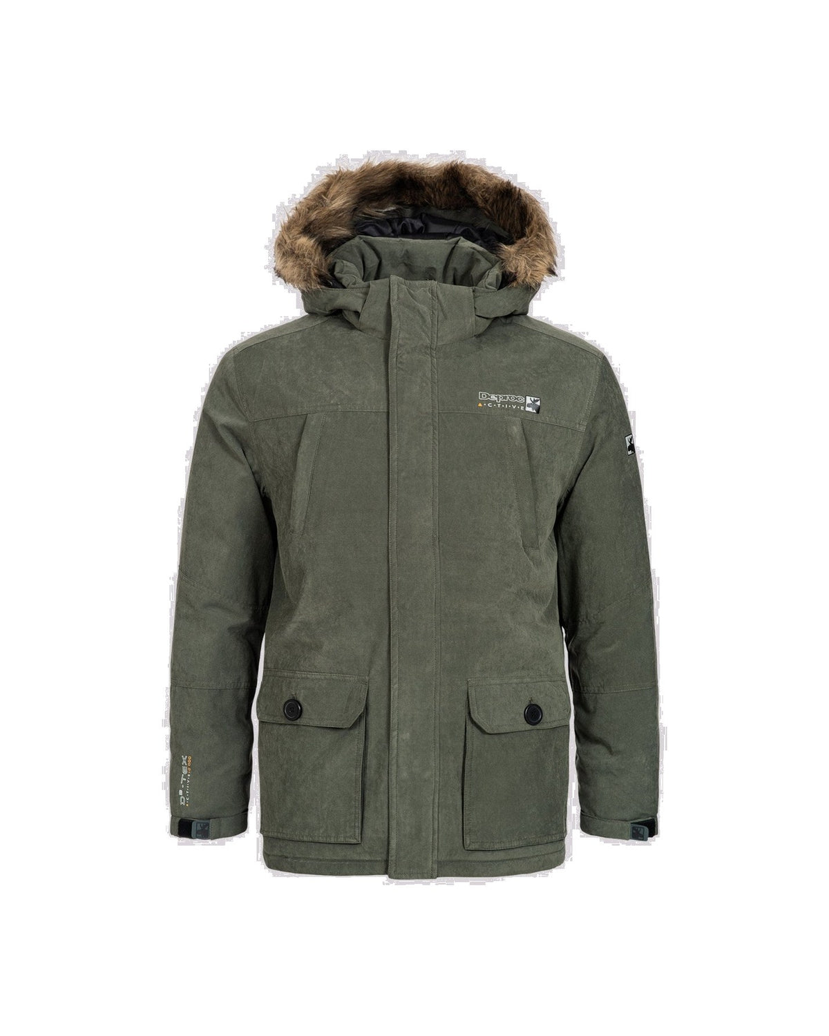 DEPROC Übergangsjacke & Outdoorjacke Herren ELLIOT MEN M - 6XL Foreststrickoptik
